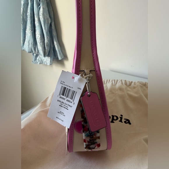 Coachtopia Pink Cherry Ergo Leather Bag - Picture 4 of 10